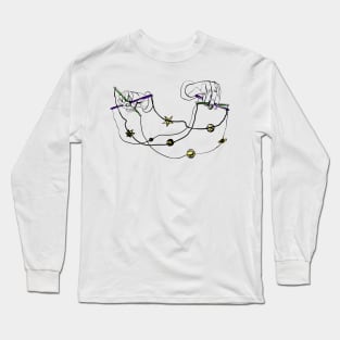 Single Line - Puppeteer of the You-niverse Long Sleeve T-Shirt